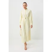Trendyol Modest Ženska haljina Tctss26Eb00005, Krem