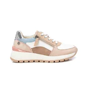 Refresh za ženske. 17244603-BEIGE Usnjene športne copate 172446 beige (38), Bež, Ravna stran, Čipke, Zip, Priložnostno