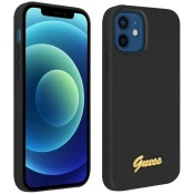 GUESS Maska za telefon Faceplate za iPhone 12 mini mat crna