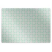 Decormat Podloga za stol White and blue pattern 140x100 cm 15 cm