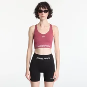 Modrček Nike Pro Seamless Womens Dri-FIT Tank Top Pink Smoke/ White S
