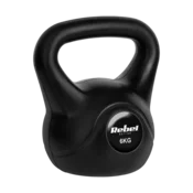 slomart Kettlebell 6 kg REBEL ACTIVE, bitumen