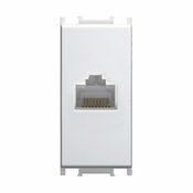 KOMUNIKACIJSKA vtičnica MODUL CAT5E KS RJ45 8/8 BELA, 1M, BOK