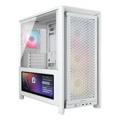 Corsair Frame 4000D LCD RS ARGB belo Midi Tower ATX igralno ohišje