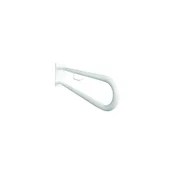 Potporna rucka 10x25 cm bela