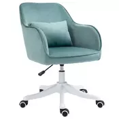 Homestar Pisarniški stol z masažo vrtljiv pisalniški stol 57x70x78-86 cm zelen