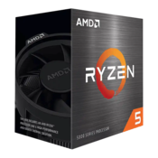 AMD Ryzen 5 5600X procesor, 6 jeder, 12 niti, Wraith Stealth hladilnik, 65 W (100-100000065BOX)