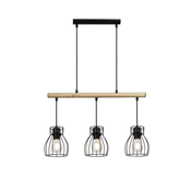 Bernita Viseca Lampa 3X60W E27 Black