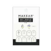 NAIL ART 09 Dekorativne nalepnice za nokte sa cirkonima |MAKEAR COSMETICS| Kozmo