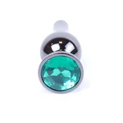 Gardj Europe Plug-Jewellery temno srebrni BUTT PLUG – zelen