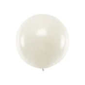 PartyDeco Velik balon 1m, okrogel, kovinski biser