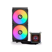 LIAN-LI Komplet za tekočinsko hlajenje AIO Liquid Cooler GALAHAD II LCD 280, ARGB, črn