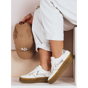 Sportowe sneakersy damskie SPARKSOLO srebrne Dstreet