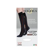Solidea Scottish Knee High 100 Den Knee Highs 15 18mmHg 4XL Navy Blue