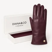 Rokavice LS COLLECTION Diana - bvijolične, v darilni embalaži