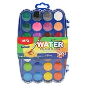 M&G M&G vodene barve 26 barv (23 mm) + paleta in čopič