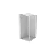 Mexen Lunar tuš kabina nihajna leva 100 x 100 cm, prosojna, krom - 834-100-100-01-00-L