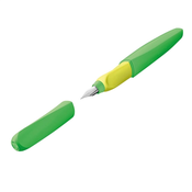 Nalivno pero Twist Pelikan + 2x črnilna vložka, neon zelen