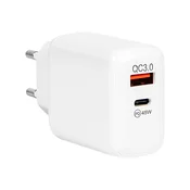 slomart Blow Omrežni polnilnik USB-C PD 45W + USB-A GaN