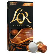 Aluminijaste kapsule LOR Espresso Caramel Za Nespresso 10 kos
