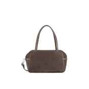 LANCASTER Paris Ročna torbica Lancaster Sac a main Zippé M Suede IT Marron rjava