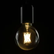 SEGULA LED globus G80 E27 6,5W 2.700K z možnostjo zatemnitve, prozoren