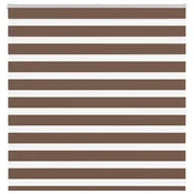 Zebra zavjesa Smeda 140x100 cm Širina tkanine 135,9 cm Poliester