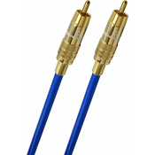 Oehlbach Digitalni avdio kabel Oehlbach, 75 ohmov, NF113, 1 m, modrebarve