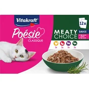 Vitakraft Mokra mačja hrana Poésie - Classique Meaty Choice - 1.020 g