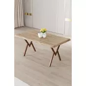 HANAH HOME Trpezarijski sto Akort Atlantic Pine Brown