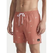 Quiksilver Kopalne hlače Stretch Printed Volley 16 EQYJV04217 Roza Regular Fit