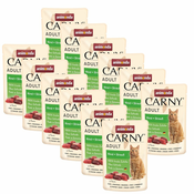 Animonda CARNY Cat Adult govedina + noj 12x85 g