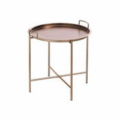 Stranska mizica v bakreni barvi z odstranljivim pladnjem Tomasucci Vagna, ? 45 cm