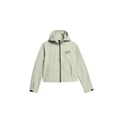 Superdry & Co Funkcionalna jakna siva/pastelno zelena/oranžna