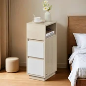 Songmics Komplet 2 nočnih omaric 301x251x651 cm bela