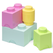 LEGO® kutije za pohranu Multi-Pack 4 kom - pastel