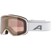 ALPINA Slope Q-lite okuliare, white matt/mirror gold