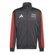 ADIDAS SPORTSWEAR Športna jopa na zadrgo AU DNA TT grafit/rdeča/bela