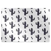Decormat Podloga za stol White cacti 120x90 cm 15 cm