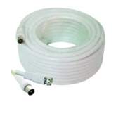Gembird KABL-COAX-RG6/15 Koaksialni kabl RG6 konektor F-male/IEC, 6.5mm, 15m, Beli, (X553)