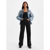 LEVIS ® Kavbojke Ribcage Wide Leg   črna
