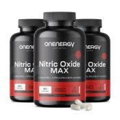3x Nitric Oxide Max – kompleks z argininom, citrulinom in beta-alaninom, skupaj 540 kapsul