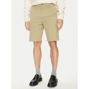Calvin Klein Kratke hlače iz tkanine Modern Twill K10K114067 Bež Regular Fit