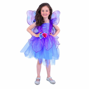 Otroški kostum Vile Violet s krili (M) e-pakiranje
