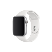 FixPremium - Silikonski pašček za Apple Watch (42, 44, 45 in 49mm), bel