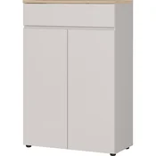 Kremno bela komoda v mat dekorju 80x120x40 cm Lissabon – Germania