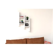 Hanah home Zidna polica Bela
