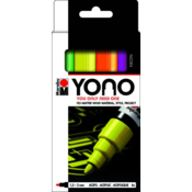 Marabu YONO Komplet akrilnih markerjev - neonske barve 4x 1,5-3 mm