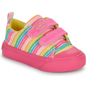 Agatha Ruiz de la Prada Nizke superge ZAPATO LONA RAYAS Rožnata