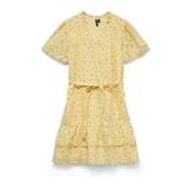 VERO MODA Ljetna haljina VMTRINE pastelno žuta / maslinasta / lila